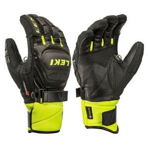 Lyžařské rukavice Leki Worldcup Race Coach Flex S GTX Velikost rukavic: 8,5/ Barva: černá/žlutá