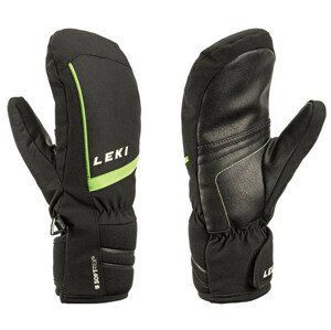 Lyžařské rukavice Leki Max Junior Mitt Velikost rukavic: 7/ Barva: černá/zelená