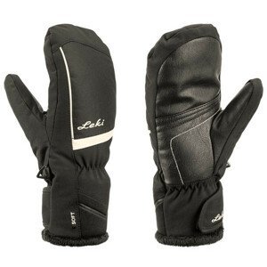 Lyžařské rukavice Leki Mia Junior Mitt Velikost rukavic: 5/ Barva: černá/bílá