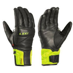 Lyžařské rukavice Leki Worldcup Race Speed 3D Velikost rukavic: 8,5 / Barva: černá/žlutá