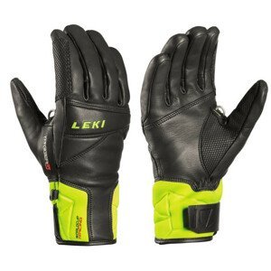 Lyžařské rukavice Leki Worldcup Race Speed 3D Velikost rukavic: 9,5/ Barva: černá/žlutá