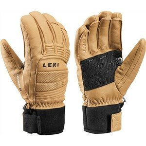 Lyžařské rukavice Leki Copper 3D Pro Velikost rukavic: 8 / Barva: béžová/černá