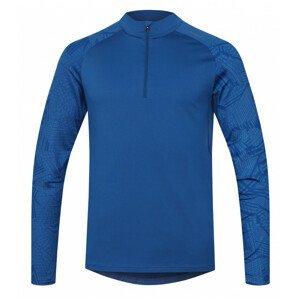 Pánské funkční triko Husky Winter Triko Dl Zip - M Velikost: XL / Barva: modrá