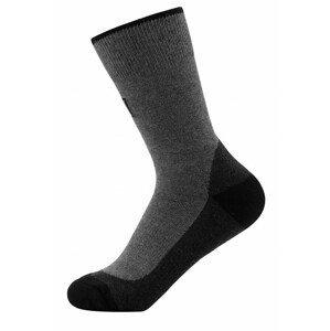 Ponožky Alpine Pro Trin Velikost ponožek: 43-46 / Barva: černá