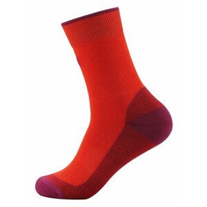Ponožky Alpine Pro Trin Velikost ponožek: 43-46 / Barva: červená