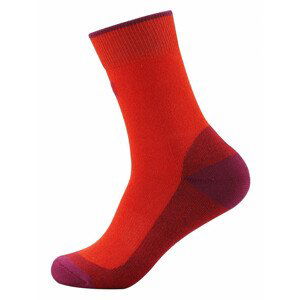 Ponožky Alpine Pro Trin Velikost ponožek: 39-42 / Barva: červená