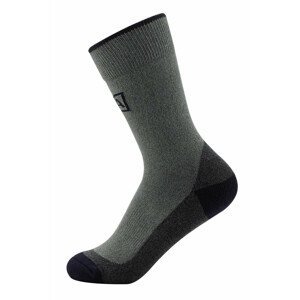 Ponožky Alpine Pro Trin Velikost ponožek: 39-42 / Barva: khaki