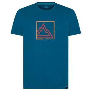 Pánské triko La Sportiva Box T-Shirt M Velikost: M / Barva: modrá