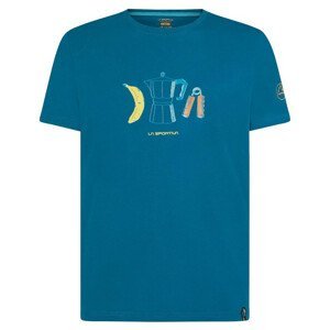 Pánské triko La Sportiva Breakfast T-Shirt M Velikost: XXL / Barva: modrá