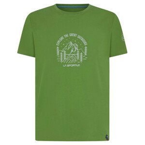 Pánské triko La Sportiva Explorer T-Shirt M Velikost: L / Barva: zelená