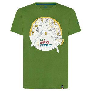 Pánské triko La Sportiva Pizza T-Shirt M Velikost: L / Barva: zelená