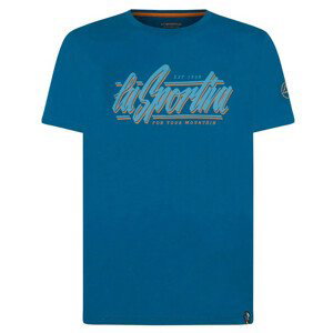 Pánské triko La Sportiva Retro T-Shirt M Velikost: XXL / Barva: modrá