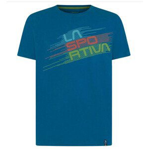 Pánské triko La Sportiva Stripe Evo T-Shirt M Velikost: M / Barva: modrá
