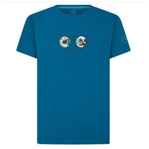 Pánské triko La Sportiva View T-Shirt M Velikost: L / Barva: modrá