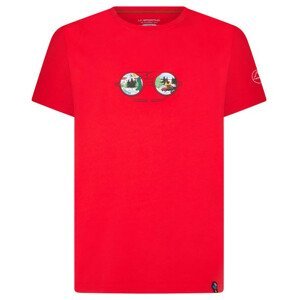 Pánské triko La Sportiva View T-Shirt M Velikost: XL / Barva: červená