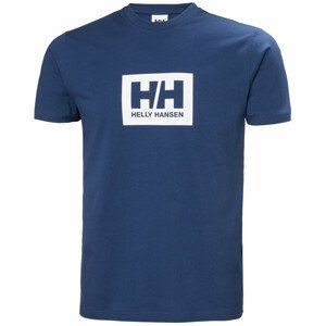 Pánské triko Helly Hansen Hh Box T Velikost: XXL / Barva: modrá