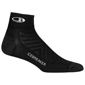 Pánské ponožky Icebreaker Men Run+_Ultralight Mini Velikost ponožek: 42-44 / Barva: černá