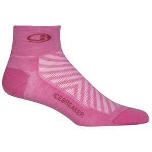 Dámské ponožky Icebreaker Women Run+_Ultralight Mini Velikost ponožek: 38-40 / Barva: růžová