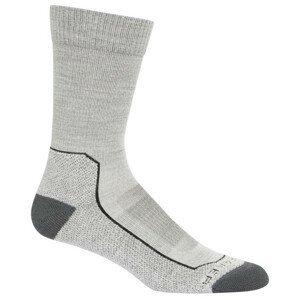Pánské ponožky Icebreaker Men Hike+ Light Crew Velikost ponožek: 44,5 - 46,5 / Barva: šedá