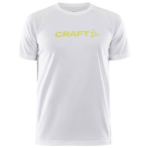 Pánské triko Craft CORE Unify Logo Velikost: L / Barva: bílá
