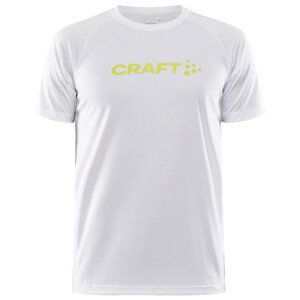 Pánské triko Craft CORE Unify Logo Velikost: XXL / Barva: bílá