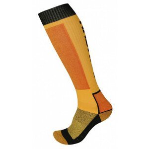 Podkolenky Husky Snoow Wool Velikost ponožek: 41-44 / Barva: žlutá/černá