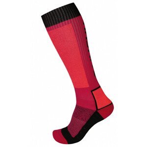 Podkolenky Husky Snoow Wool Velikost ponožek: 41-44 / Barva: růžová/černá
