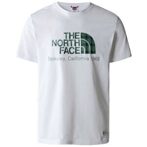 Pánské triko The North Face Berkeley California Tee- In Scrap Mat Velikost: M / Barva: bílá/zelená