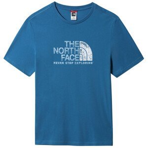 Pánské triko The North Face S/S Rust 2 Tee 2022 Velikost: M / Barva: modrá