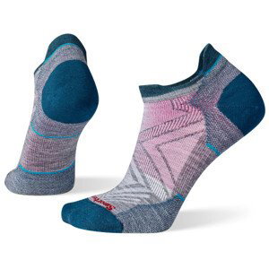 Dámské ponožky Smartwool Run Zero Cushion Low Ankle Socks Velikost ponožek: 38-41 / Barva: šedá