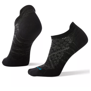 Dámské ponožky Smartwool Run Zero Cushion Low Ankle Socks Velikost ponožek: 38-41 / Barva: černá