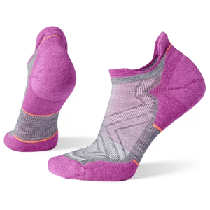 Dámské ponožky Smartwool Run Targeted Cushion Low Ankle Socks Velikost ponožek: 38-41 / Barva: šedá/růžová