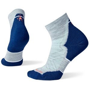 Dámské ponožky Smartwool Run Targeted Cushion Ankle Socks W Velikost ponožek: 34-37 / Barva: šedá/oranžová