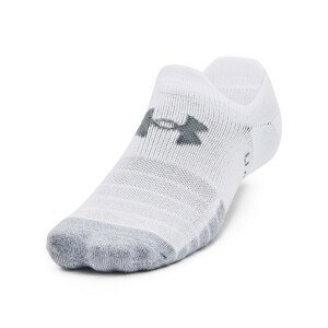 Pánské ponožky Under Armour Heatgear UltraLowTab 3pk Velikost ponožek: 40-42 / Barva: bílá