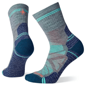 Dámské ponožky Smartwool Hike Light Cushion Mid Crew Socks Velikost ponožek: 34-37 / Barva: šedá