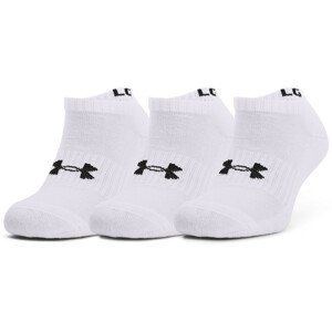 Ponožky Under Armour Core No Show 3Pk Velikost ponožek: 43-47 / Barva: bílá