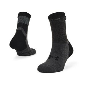 Ponožky Under Armour ArmourDry Run Mid-Crew Velikost ponožek: 34-36 / Barva: černá