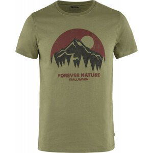 Pánské triko Fjällräven Nature T-shirt M Velikost: L / Barva: zelená