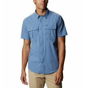 Pánská košile Columbia Newton Ridge Short Sleeve Velikost: M / Barva: modrá