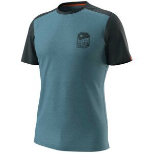 Pánské tričko Dynafit Transalper Light M S/S Tee Velikost: M / Barva: černá/modrá