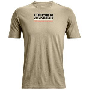 Pánské triko Under Armour Multicolor Logo SS Velikost: L / Barva: šedá