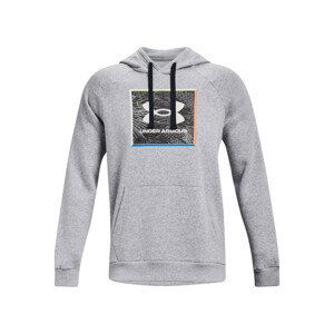 Pánská mikina Under Armour Rival Flc Graphic Hoodie Velikost: XXL / Barva: šedá