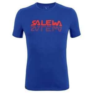 Pánské tričko Salewa *Sporty Graphic Dry M S/S Tee Velikost: L / Barva: modrá