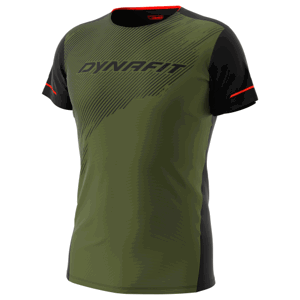 Pánské funkční triko Dynafit Alpine 2 S/S Tee M Velikost: L / Barva: zelená/černá