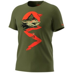 Pánské triko Dynafit Artist Series Co T-Shirt M Velikost: M / Barva: zelená