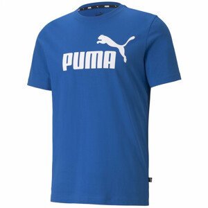 Pánské triko Puma ESS Logo Tee Velikost: M / Barva: modrá