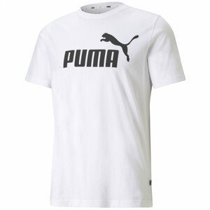 Pánské triko Puma ESS Logo Tee Velikost: L / Barva: bílá