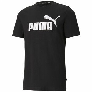 Pánské triko Puma ESS Logo Tee Velikost: M / Barva: černá