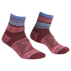 Dámské ponožky Ortovox W's All Mountain Quarter Socks Velikost ponožek: 35-38 / Barva: růžová