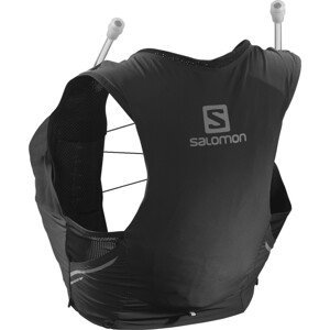 Běžecká vesta Salomon Sense Pro 5W With Flasks Velikost zad batohu: S / Barva: černá